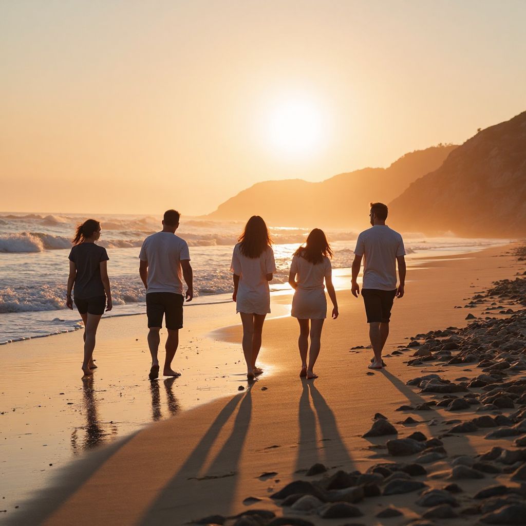 Beach walk